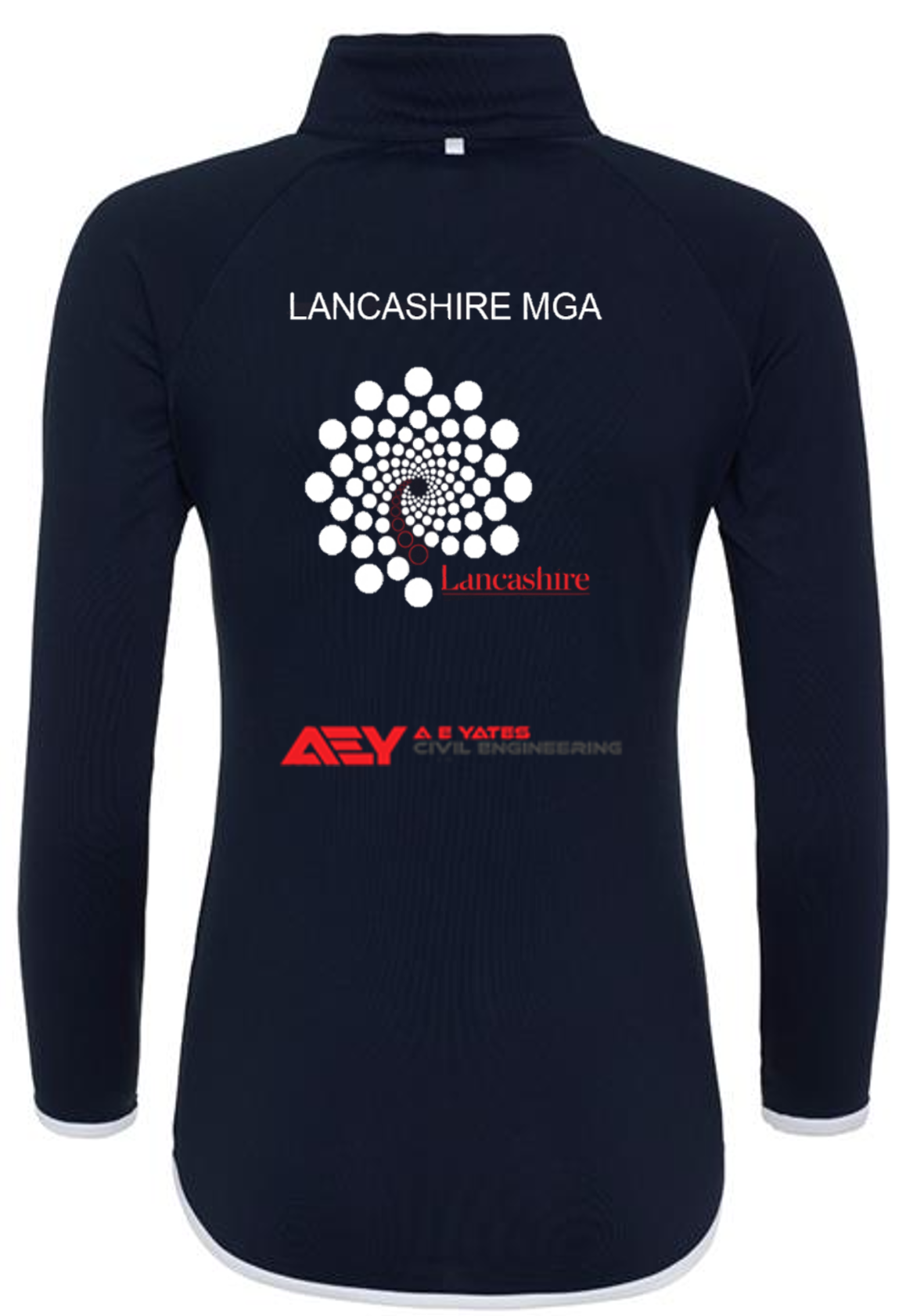 LANCASHIRE HALF ZIP SWEAT JUMPER UNISEX