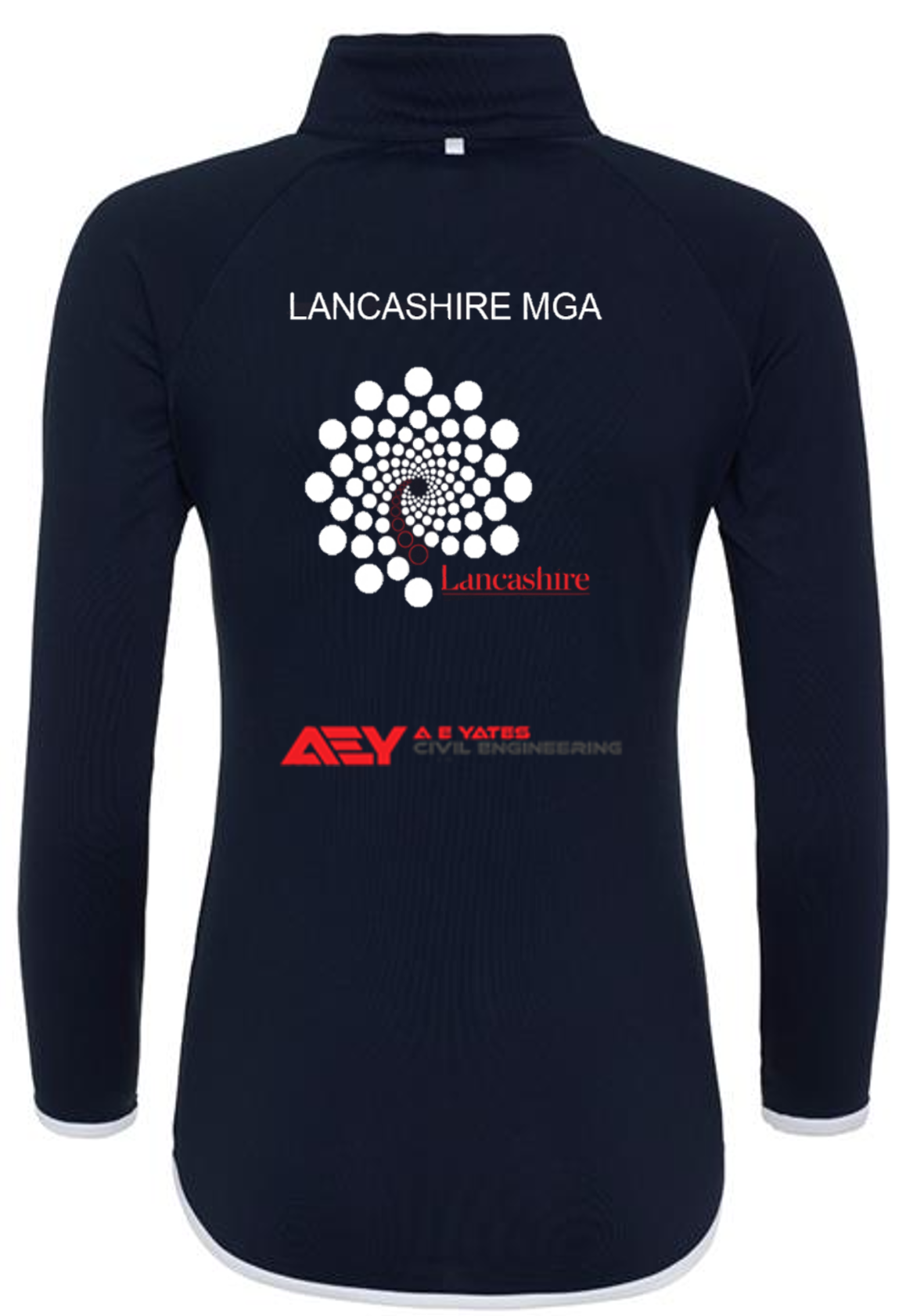 LANCASHIRE HALF ZIP SWEAT JUMPER WOMEN'S